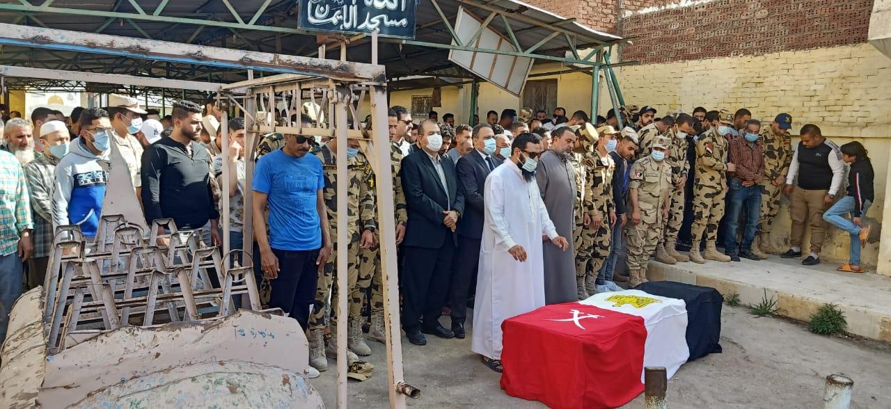 البحيرة تزف الشهيد جندى  أحمد جمال جودة إبن مدينة كفر الدوار لمثواه الاخير،.صور 