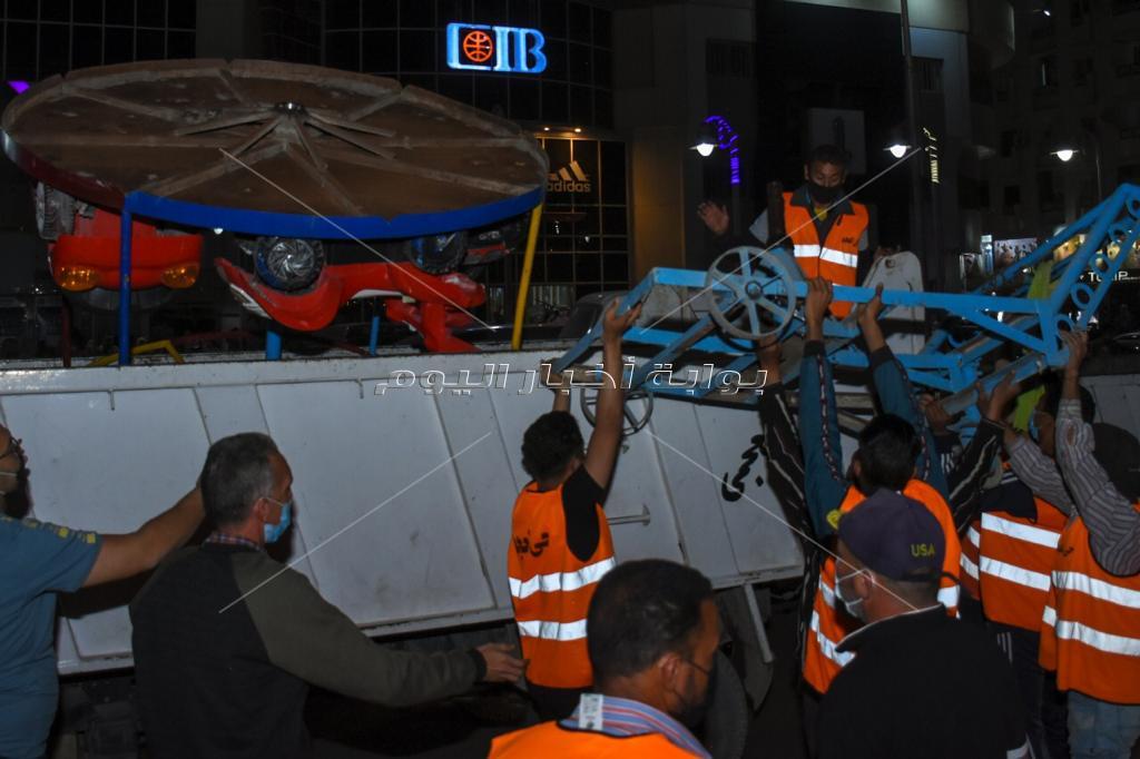 جولة مفاجئة قبل السحور لمحافظ الإسكندرية بالعجمي لتطبيق الإجراءات الاحترازية  