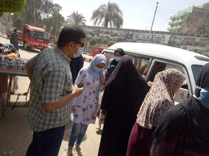 سرور يتابع تنفيذ الإجراءات الاحترازية بقرى أشمون ..صور