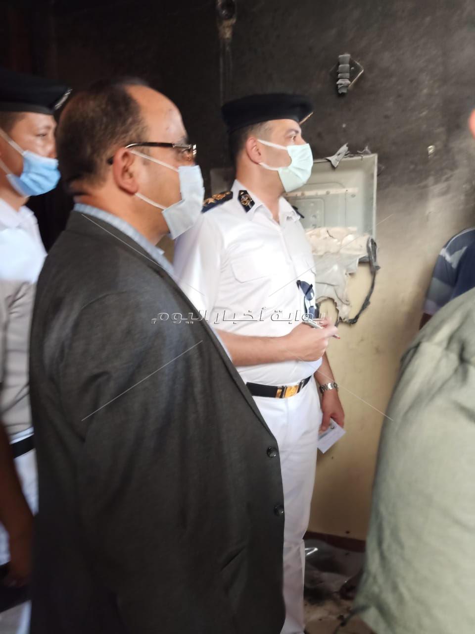  تفحم جثة رضيع إثر حريق  مروع داخل شقة بقرية بالدلنجات بالبحيرة