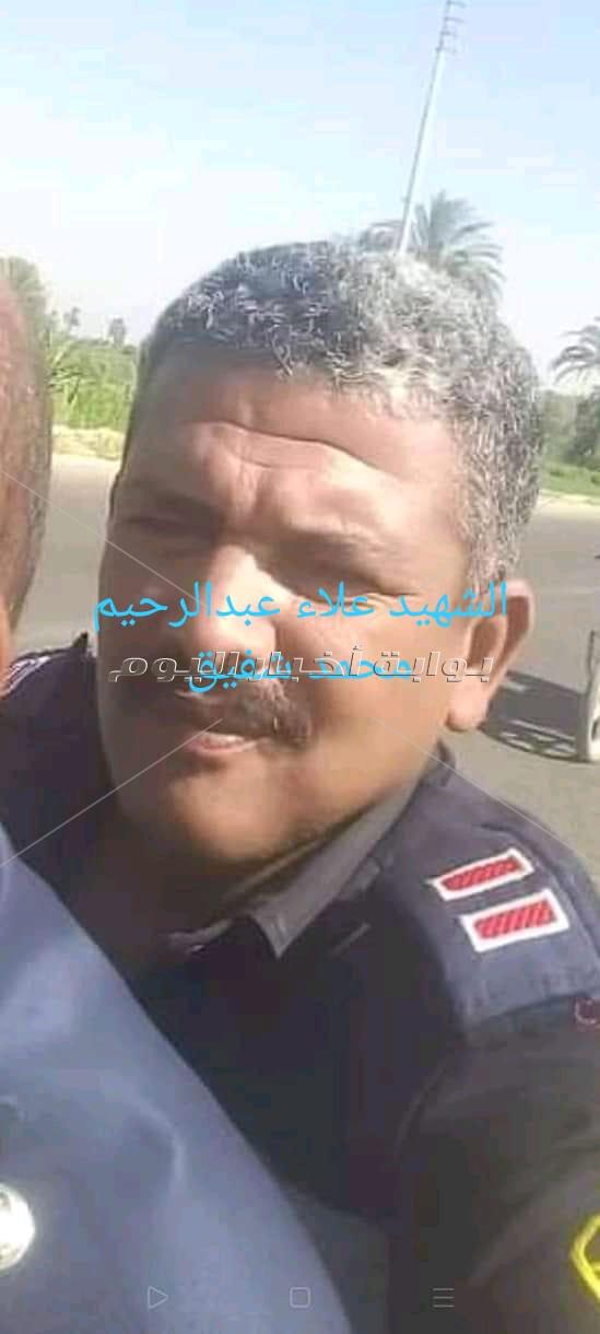 الآلاف في وداع شهيد الواجب أمين شرطة علاء عبدالرحيم