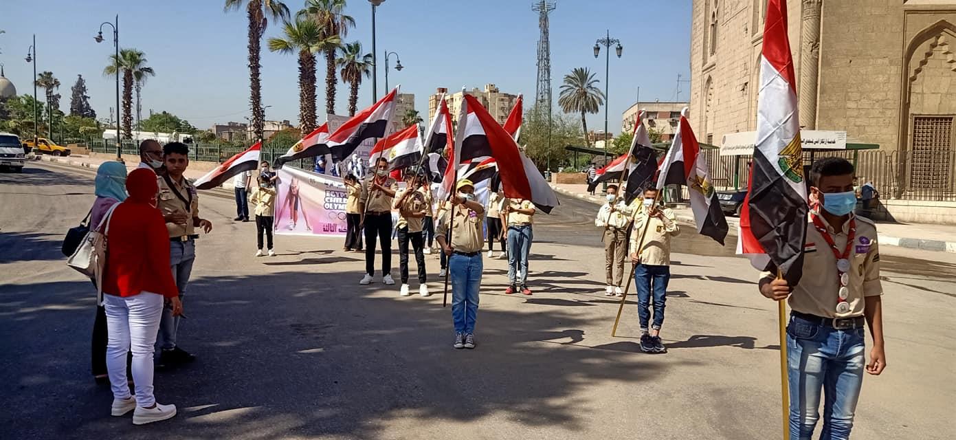 إطلاق شعلة أولمبياد الطفل المصري من أمام مسجد السلطان حسن بالقاهرة