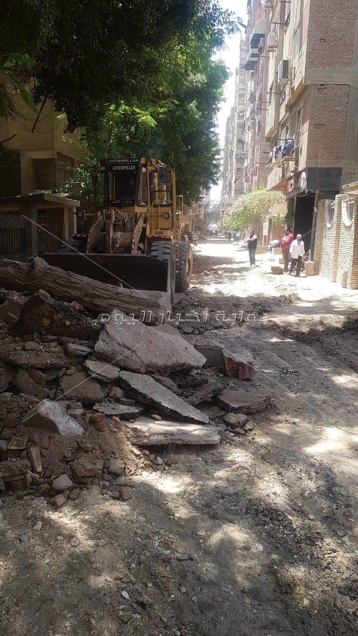 توسعات جديدة في شوارع الطالبية بالجيزة 