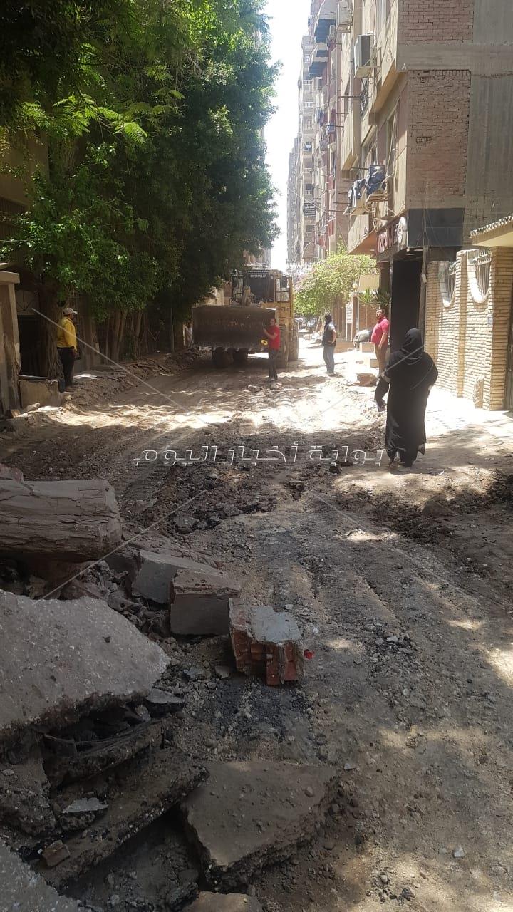 توسعات جديدة في شوارع الطالبية بالجيزة 