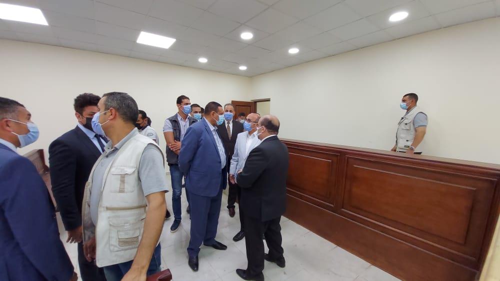 بالصور .. وزير العدل و محافظ البحيرة يتفقدان اعمال انشاء مبنى محكمة شمال دمنهور الإبتدائية 