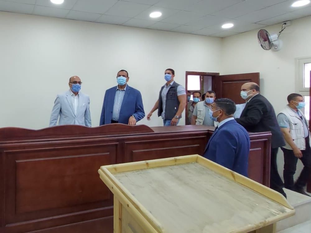 بالصور .. وزير العدل و محافظ البحيرة يتفقدان اعمال انشاء مبنى محكمة شمال دمنهور الإبتدائية 