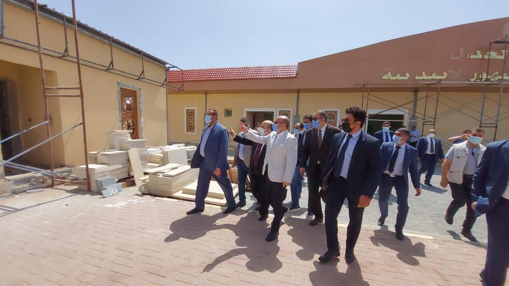 بالصور .. وزير العدل و محافظ البحيرة يتفقدان اعمال انشاء مبنى محكمة شمال دمنهور الإبتدائية 