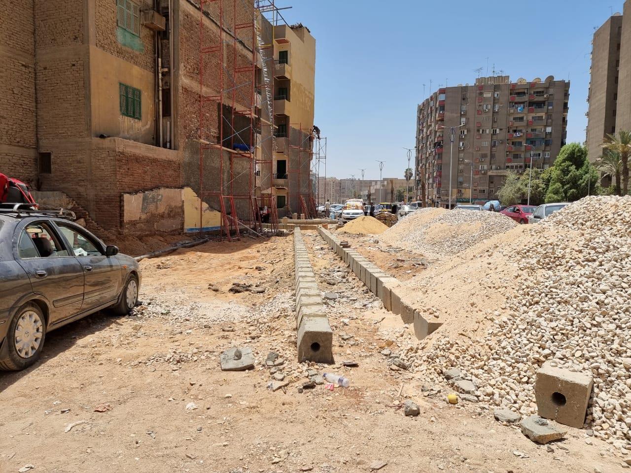 حملات توسعة ورصف ودهانات في العمرانية