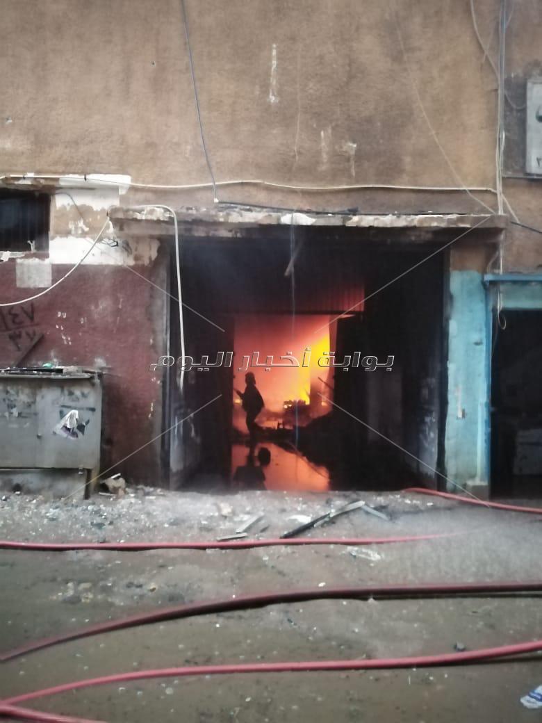 حريق في مصنع بشبرا الخيمة
