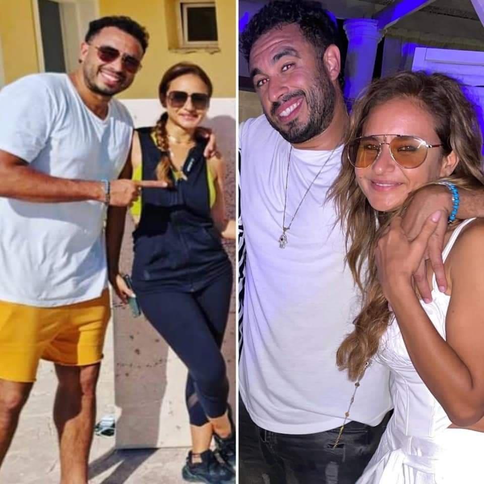 نيللي كريم وعريسها المنتظر هشام عاشور