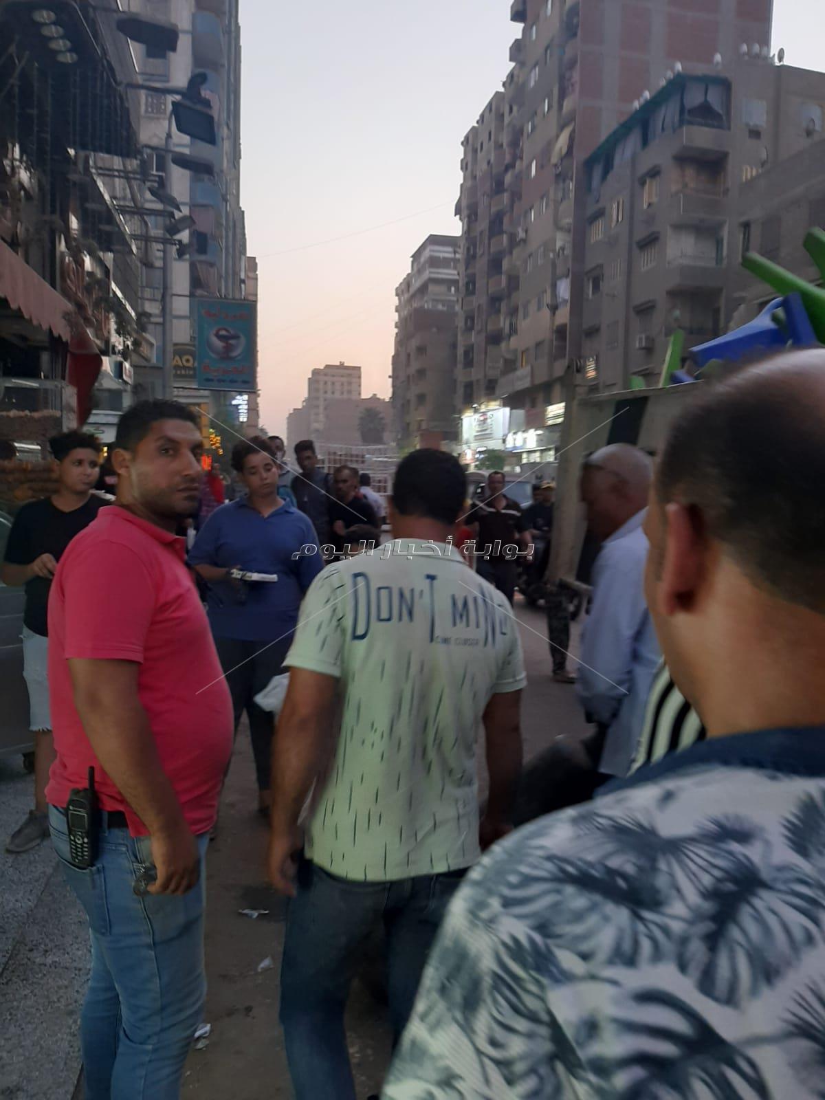 حملة إشغالات مسائية على الشوارع الرئيسية ببولاق الدكرور