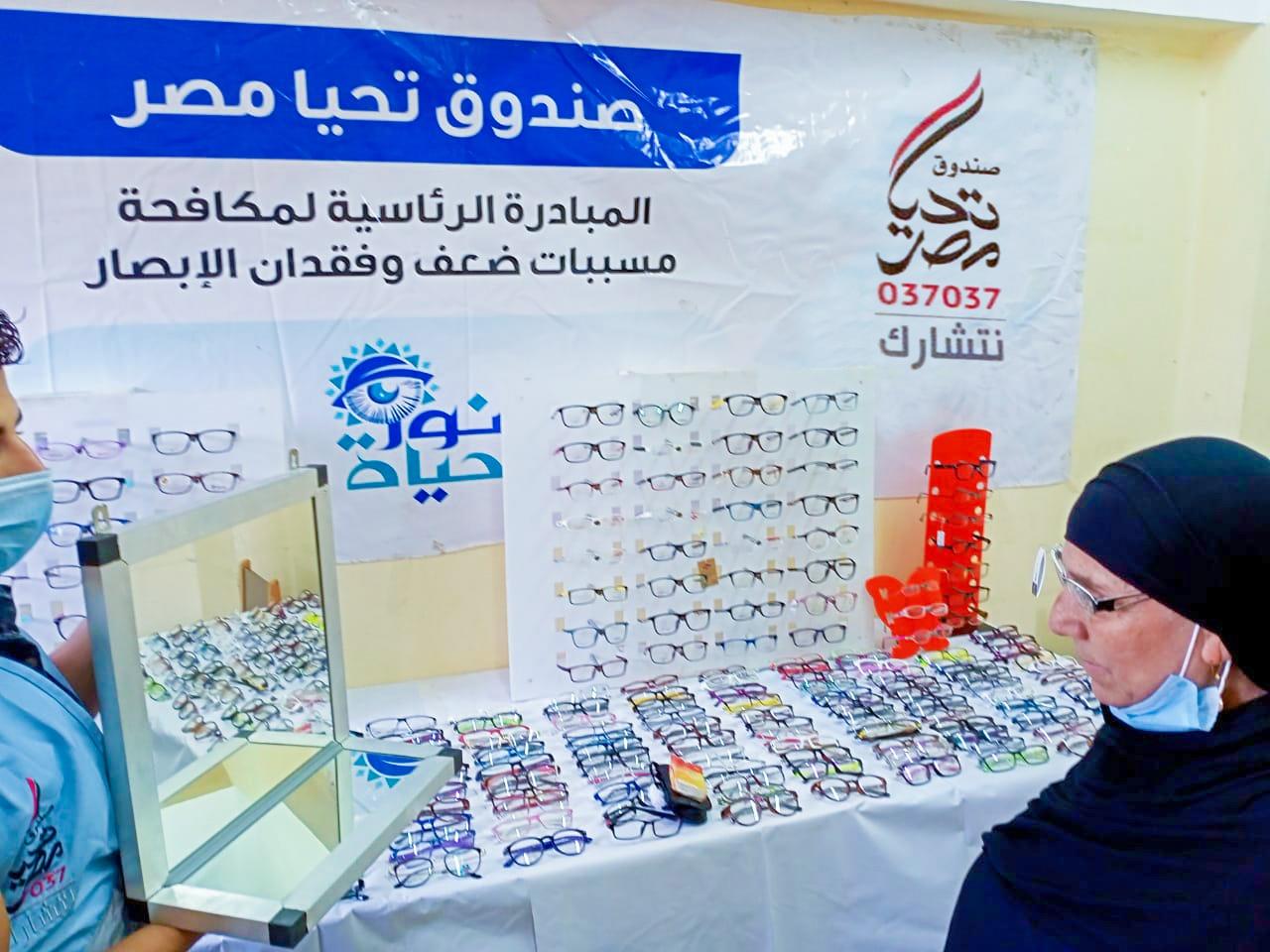 قوافل المبادرة الرئاسية " نور حياة" تستقبل 3 آلاف مواطن على مدار يومين