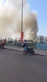 حريق باخرة الزمالك