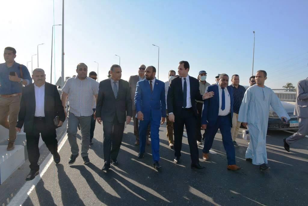  التشغيل التجريبي لكوبري البلينا