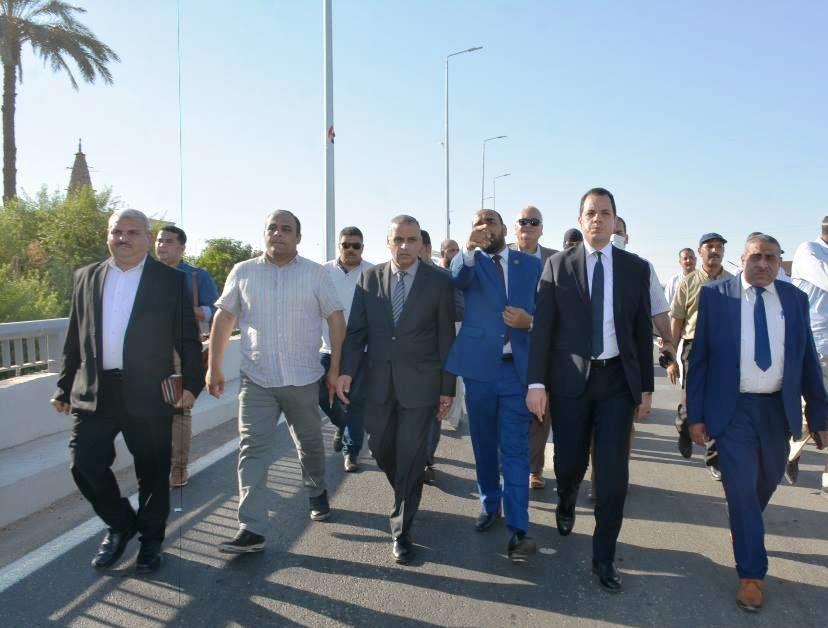  التشغيل التجريبي لكوبري البلينا