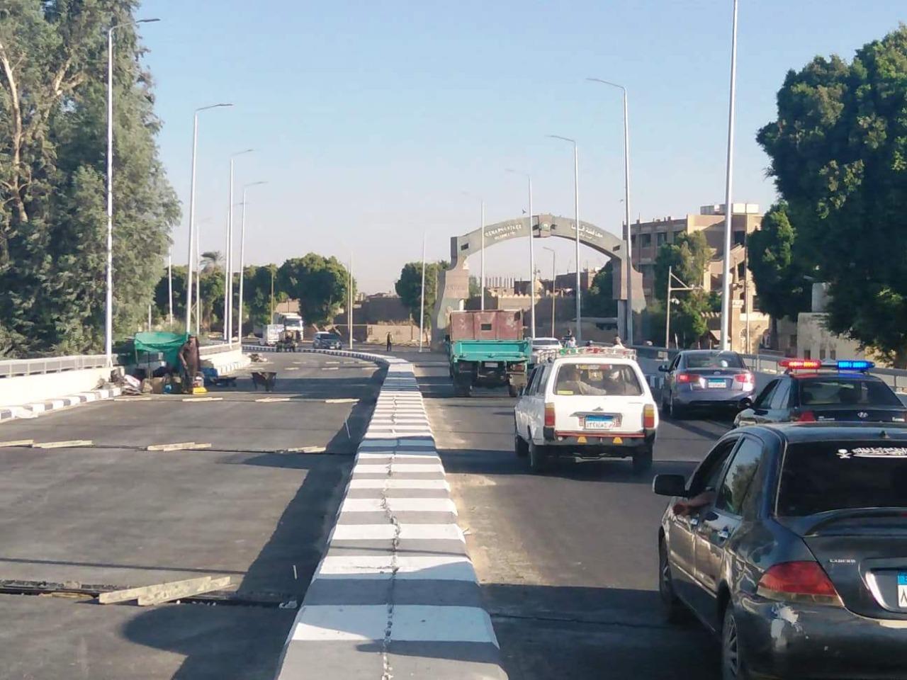  التشغيل التجريبي لكوبري البلينا