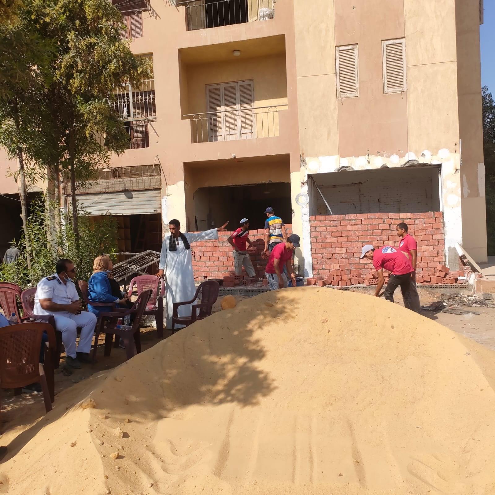 حملة مكبرة بحدائق أكتوبر