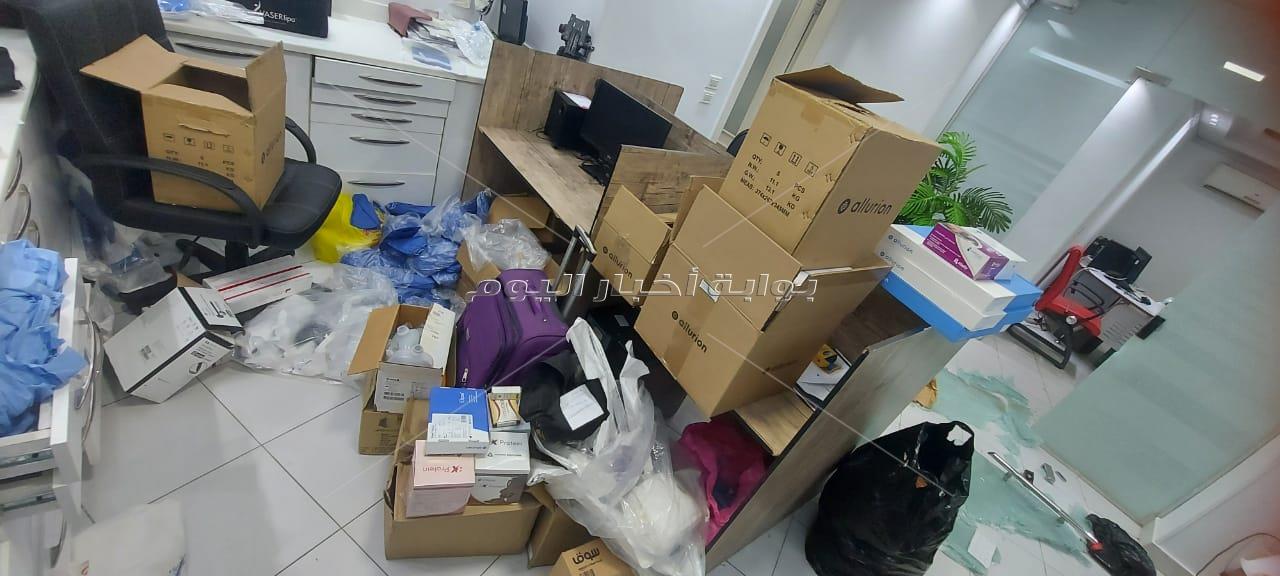 تشميع عيادة تخسيس شهيرة بالقاهرة 