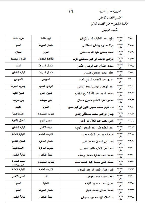 الحركة القضائية