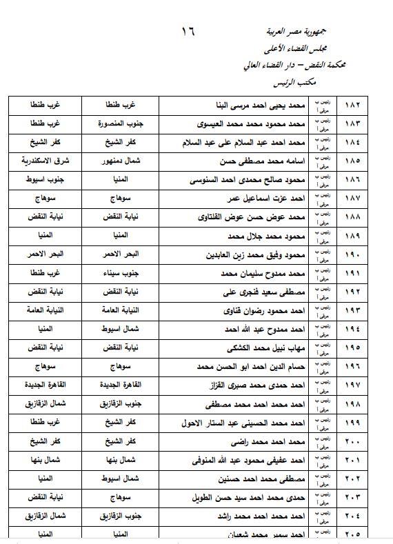 الحركة القضائية