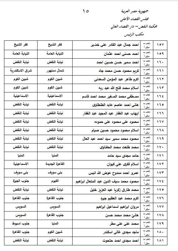 الحركة القضائية