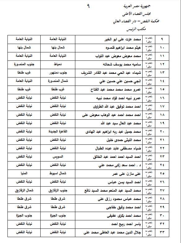 الحركة القضائية