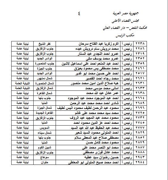 الحركة القضائية