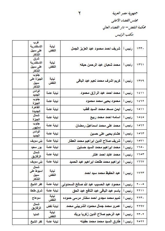 الحركة القضائية