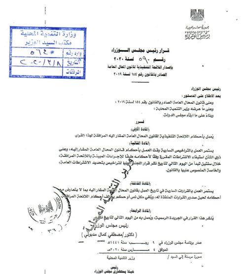 إنفراد| ننشراللائحة التنفيذية لقانون تراخيص المحال التجارية