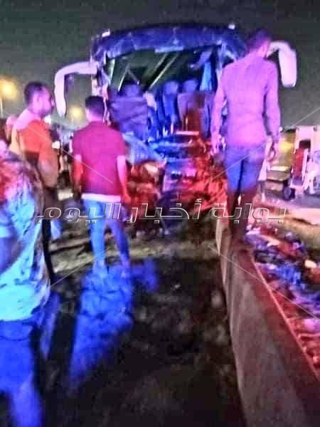 حادث تصادم بـ«القاهرة - الإسكندرية» الصحراوي
