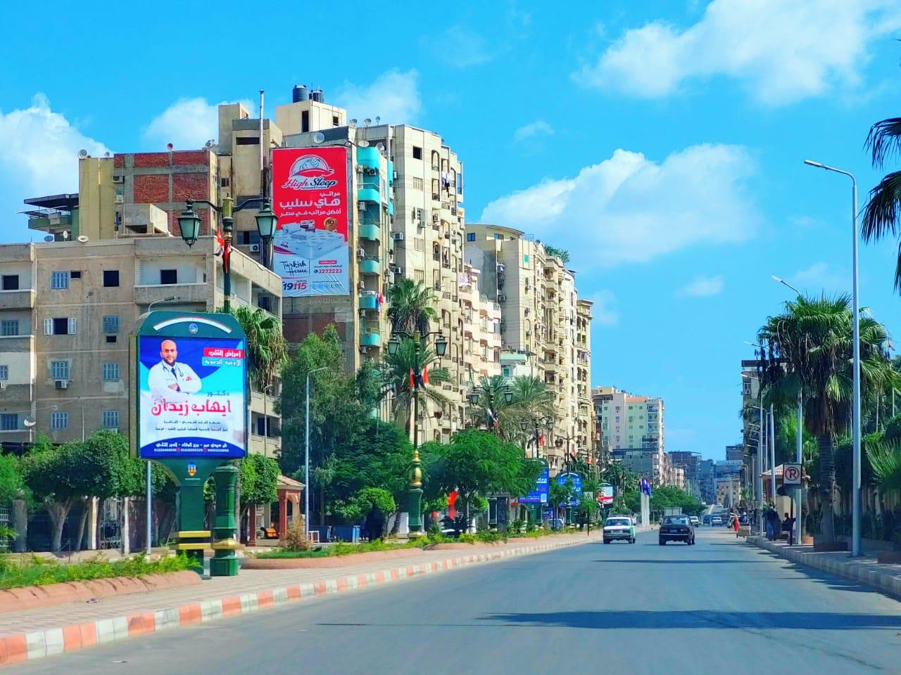 الانتهاء من تطوير شارع عبد السلام الشاذلي بدمنهور  بتكلفة 35 مليون جنية 