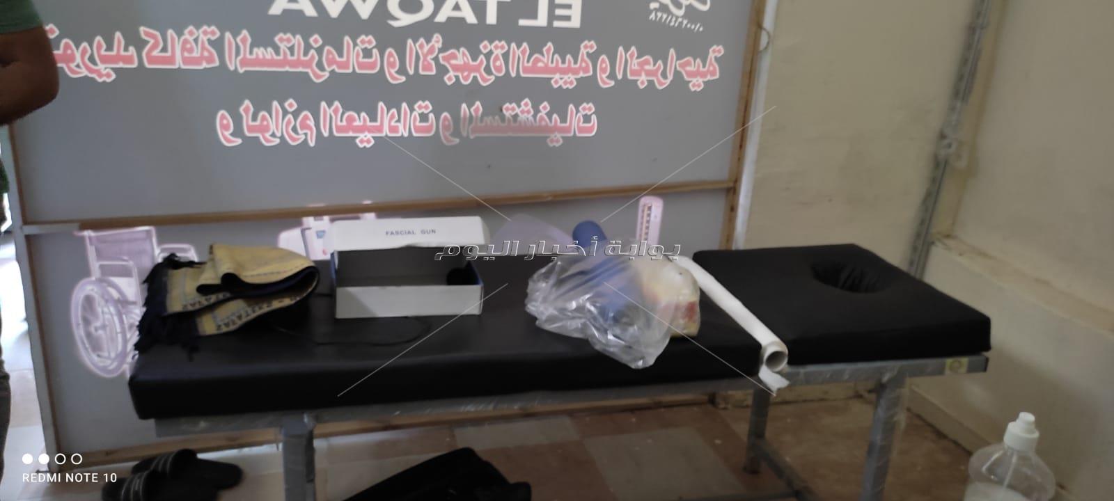 غلق وتشميع مركز مشهور للعلاج بالحجامة بدون ترخيص بداخلة أدوية مجهولة بمدينة نصر 