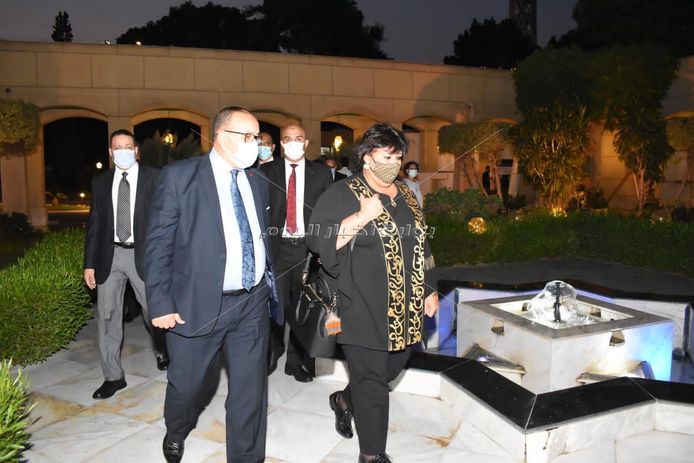 بدء حفل افتتاح المهرجان القومي للمسرح المصري ال 14 بدار الأوبرا	