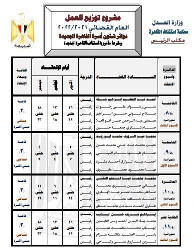  دوائر شؤون محاكم الأسرة بالقاهرة الجديدة