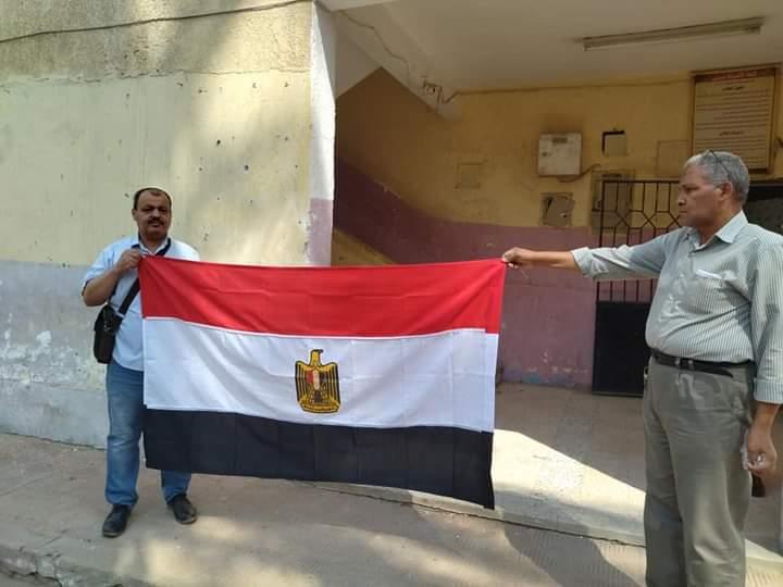 مدارس مصر القديمة تتزين بعلم مصر استعدادًا للعام الجديد