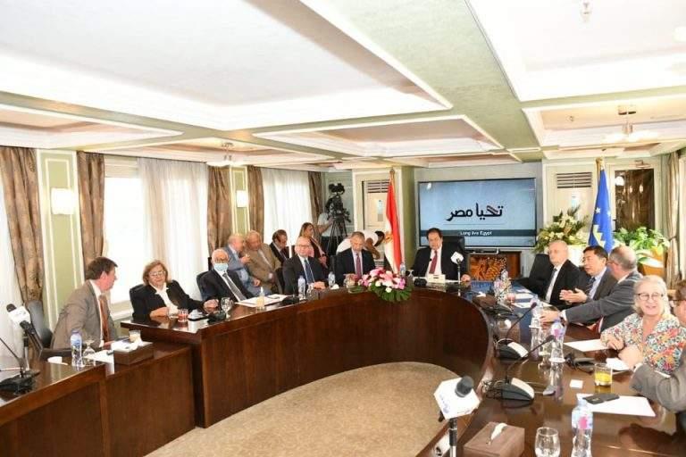 أبو العينين يوجه رسائل مهمة لسفراء 32 دولة حول سد إثيوبيا والجمهورية الجديدة 