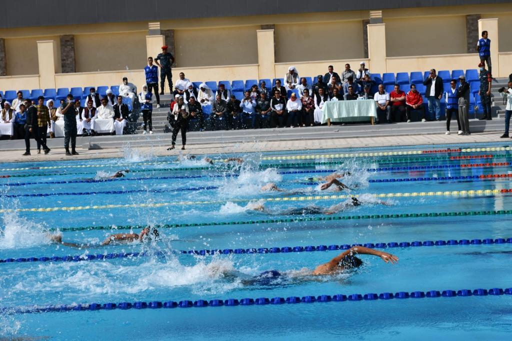 وزارة الشباب والرياضة تنظم مهرجان رياضى واحتفالية فنية بقاعدة 3 يوليو البحرية بمطروح 