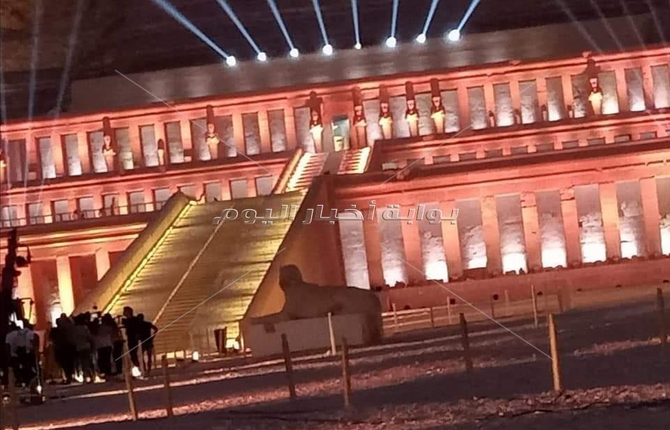 الأقصر تضيئ ليلا تمهيدا للكرنفال الفرعوني لافتتاح طريق الكباش