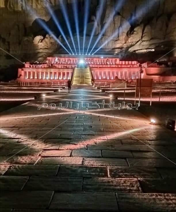 الأقصر تضيئ ليلا تمهيدا للكرنفال الفرعوني لافتتاح طريق الكباش