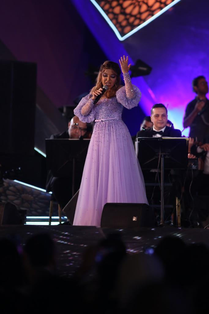 مهرجان الموسيقى.. سميرة سعيد تتألق بمسرح النافورة وزياد برجى يقدم التحية لمصر