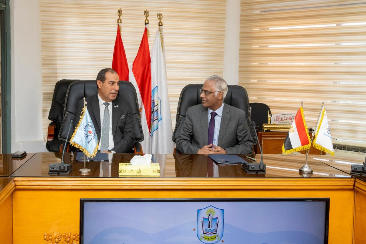 بروتكول تعاون بين جامعة بورسعيد ومعهد بحوث البترول المصري