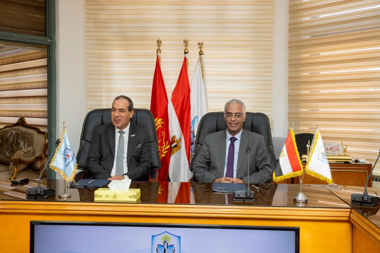 بروتكول تعاون بين جامعة بورسعيد ومعهد بحوث البترول المصري