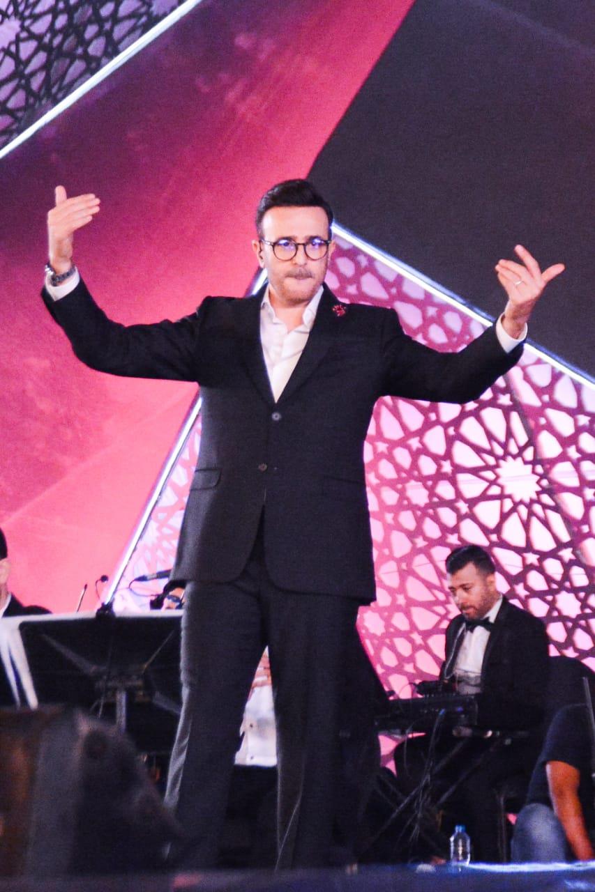 صابر الرباعي يشعل حفله الثاني بمهرجان الموسيقى العربية