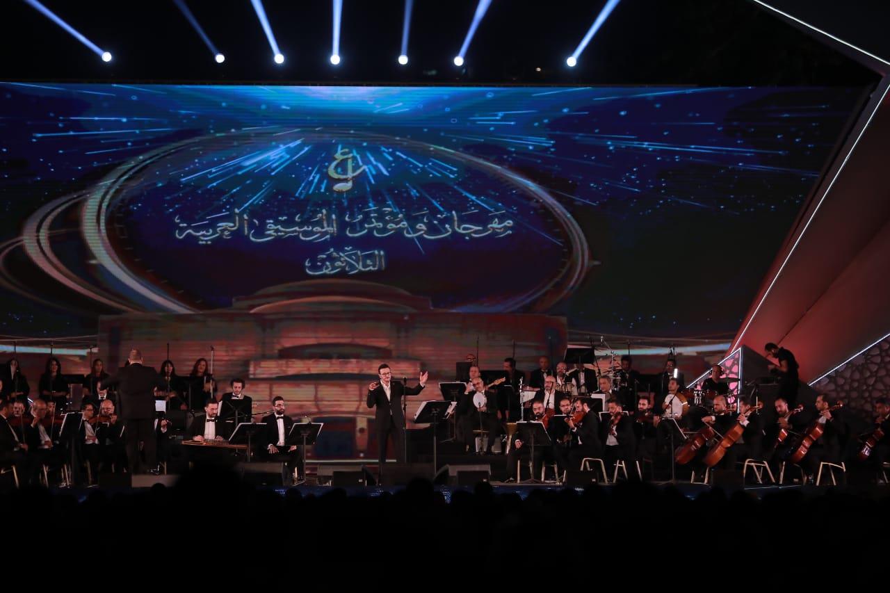 صابر الرباعي يشعل حفله الثاني بمهرجان الموسيقى العربية