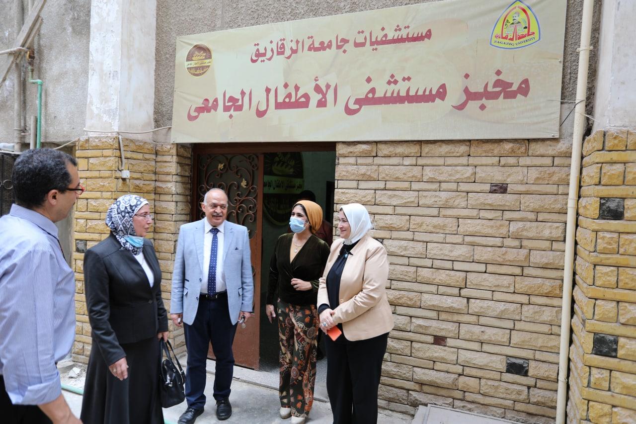 مخبز لانتاج المخبوزات لمرضي التمثيل الغذائي وحساسية الطعام بجامعة الزقازيق 