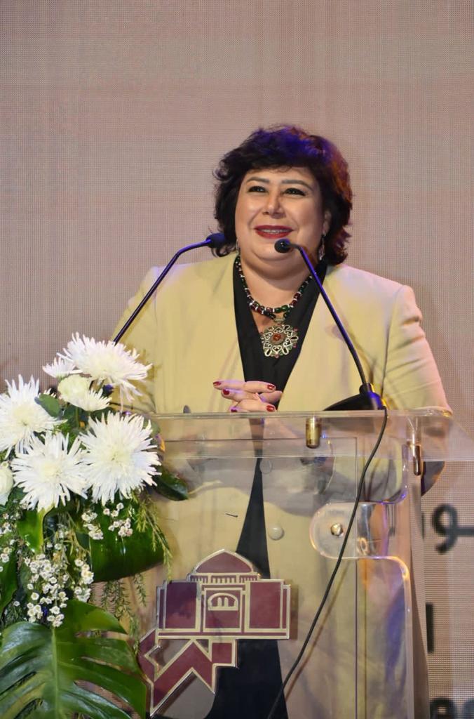 وزيرة الثقافة تفتتح فعاليات الدورة الخامسة لملتقى اولادنا ومهرجان الفنون والفلكلور الأفروصيني