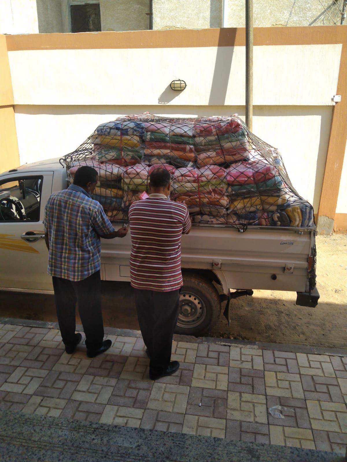 توزيع 6000 بطانية علي مستحقيها بنطاق 6 مراكز بالبحيرة 