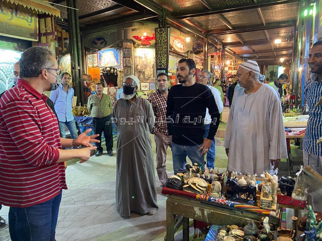 وزير السياحة والآثار يستكمل جولاته المكثفة لمحافظة الأقصر
