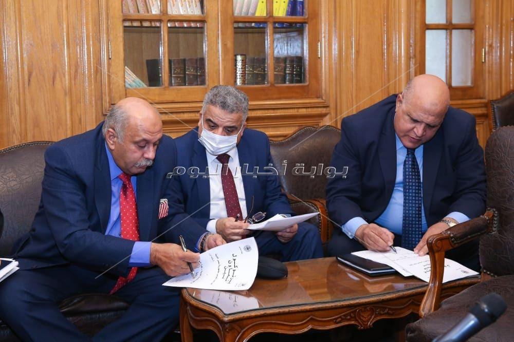  توقيع أول بروتوكول تعاون بين نقابة المحامين وكلية التجارة جامعة القاهرة