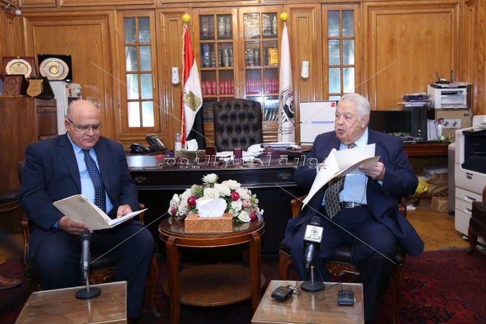  توقيع أول بروتوكول تعاون بين نقابة المحامين وكلية التجارة جامعة القاهرة